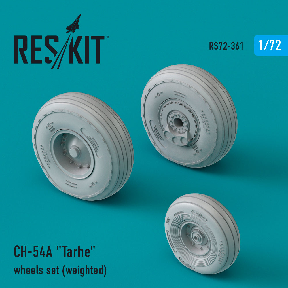 ResKit RS72-0361 1:72 Sikorsky CH-54A Tarhe wheels set