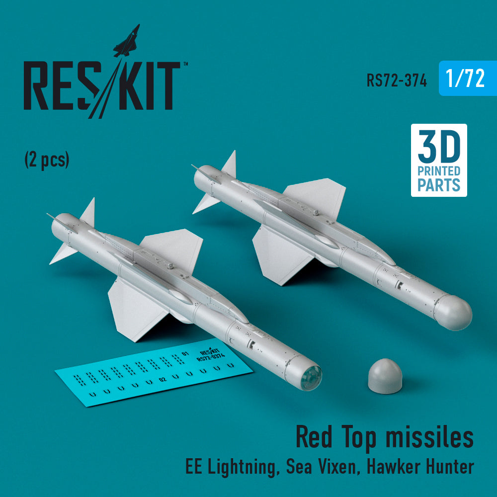 ResKit RS72-0374 1:72 Red Top missiles