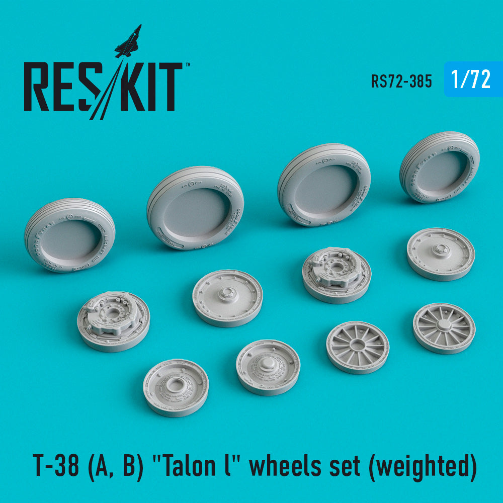 ResKit RS72-0385 1:72 Northrop T-38A/T-38B) Talon l wheels set