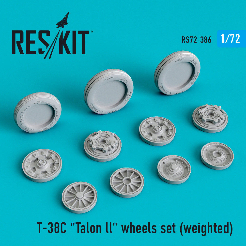 ResKit RS72-0386 1:72 Northrop T-38C Talon ll wheels set