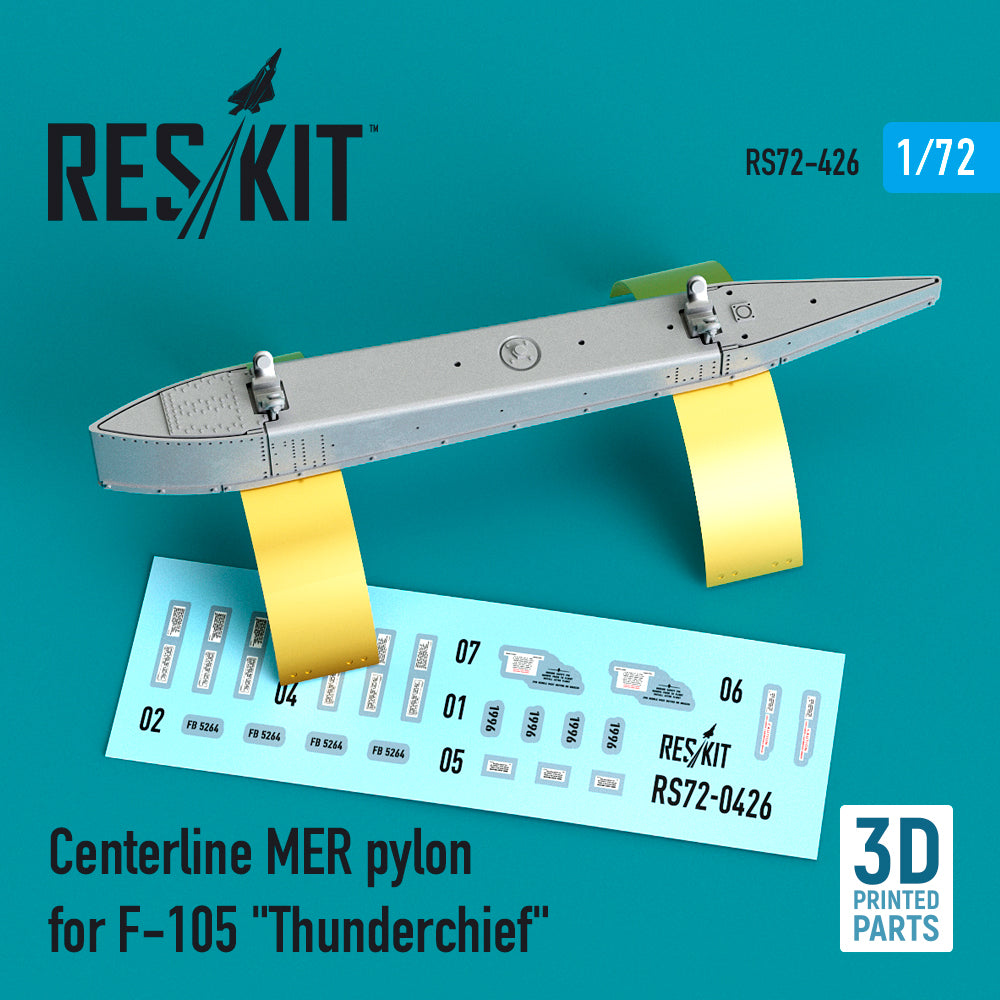 ResKit RS72-0426 1:72 F-105D/G Thunderchief Centerline MER Pylon