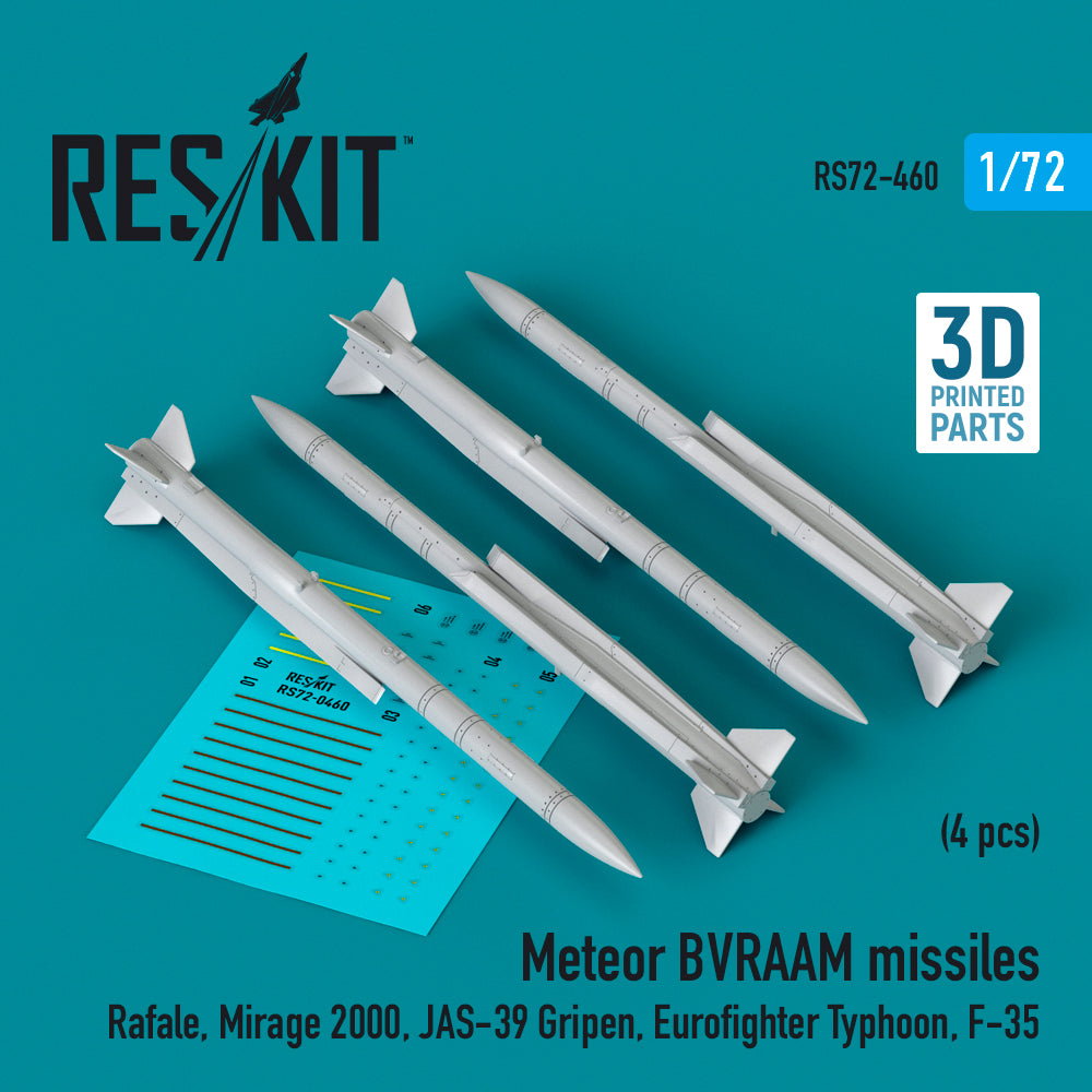ResKit RS72-0460 1:72 Meteor BVRAAM missiles