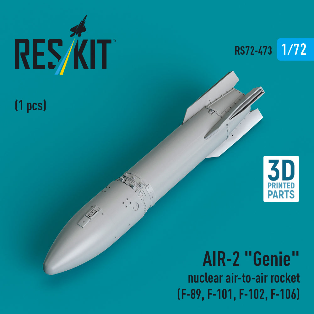 ResKit RS72-0473 1:72 AIR-2 Genie nuclear air-to-air rocket