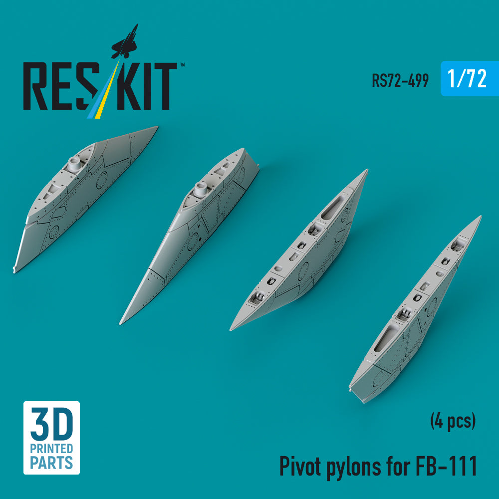 ResKit RS72-0499 1:72 Pivot pylons for General-Dynamics General-Dynamics FB-111