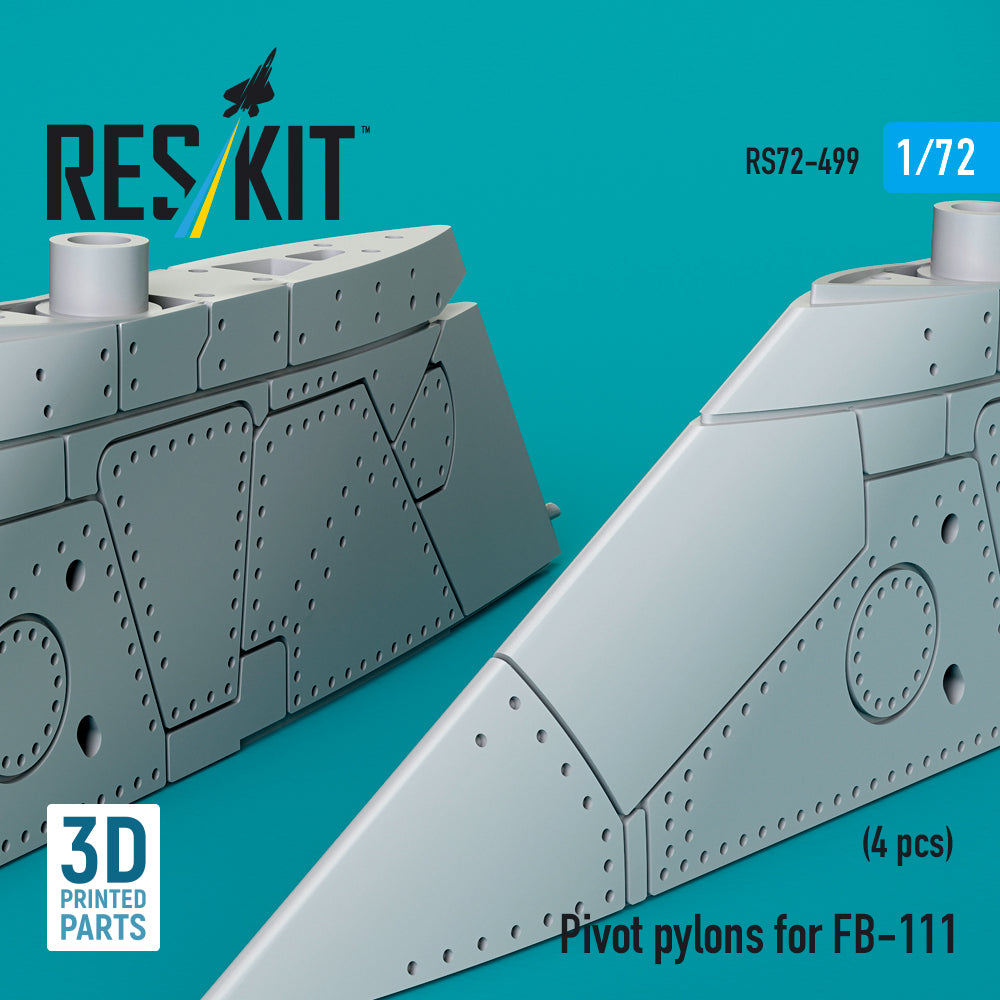 ResKit RS72-0499 1:72 Pivot pylons for General-Dynamics General-Dynamics FB-111