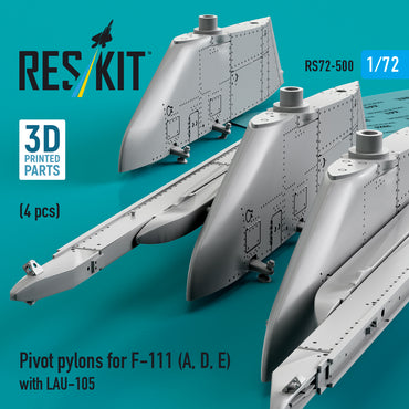 ResKit RS72-0500 1:72 Pivot pylons for General-Dynamics F-111