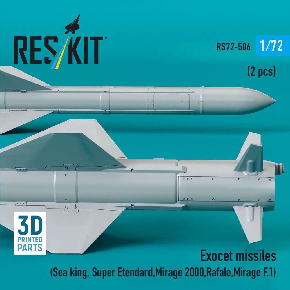 ResKit RS72-0506 1:72 Exocet missiles