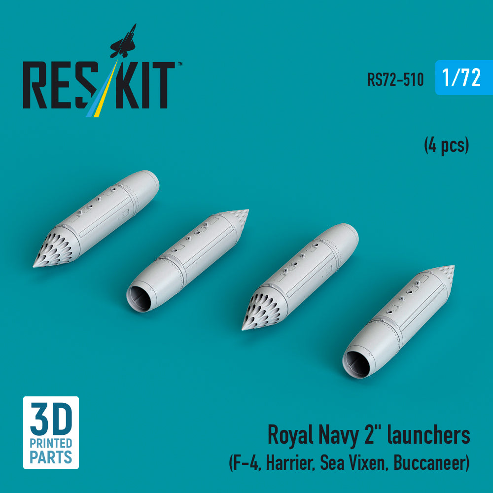 ResKit RS72-0510 1:72 Royal Navy 2 launchers