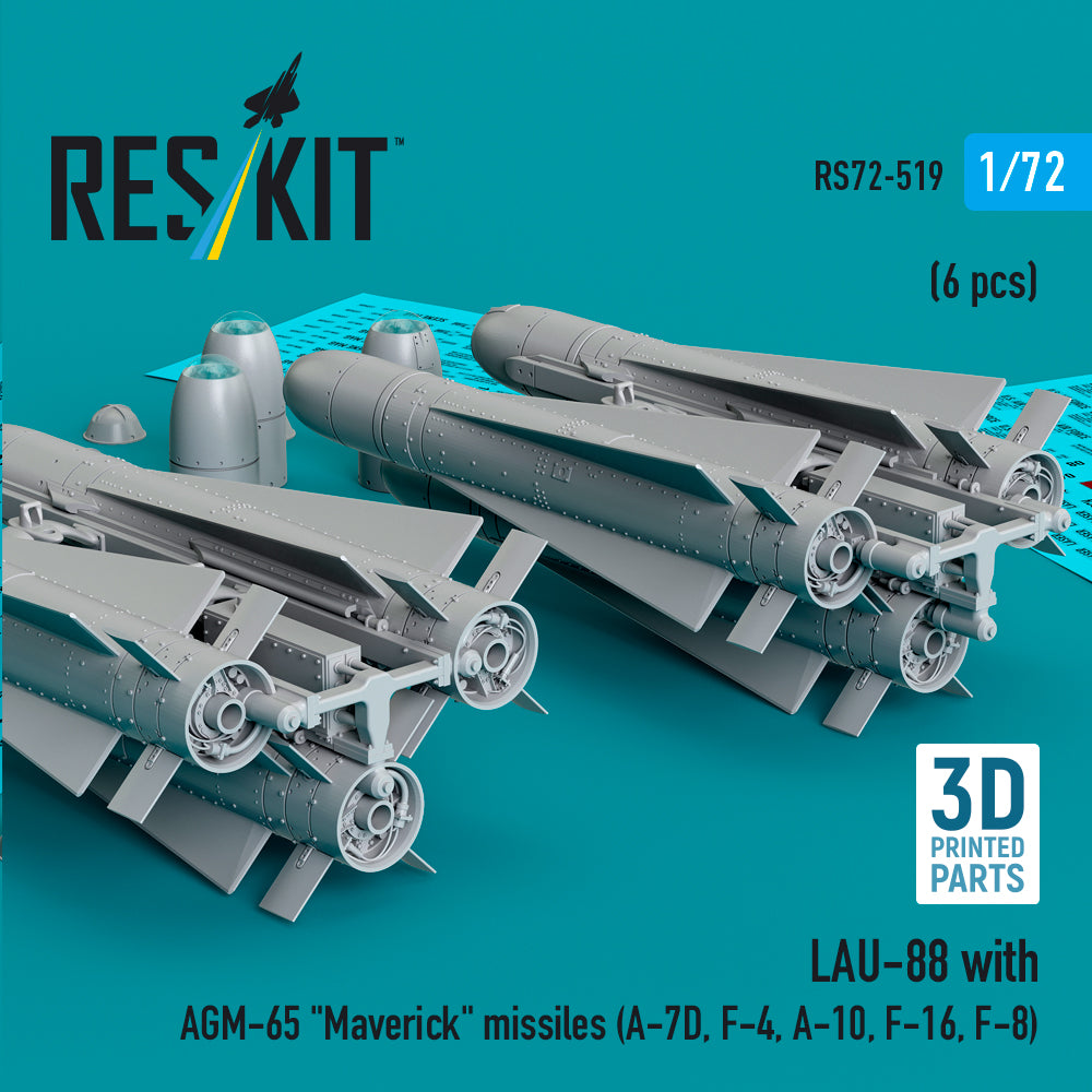ResKit RS72-0519 1:72 LAU-88 with