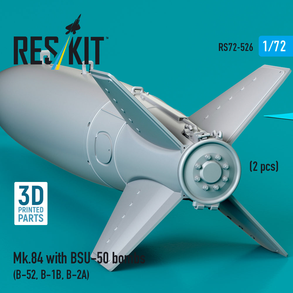 ResKit RS72-0526 1:72 Mk.84 with BSU-50 bombs