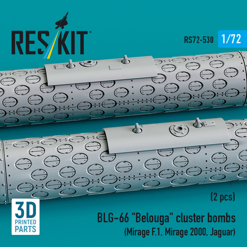 ResKit RS72-0530 1:72 BLG-66 "Belouga" cluster bombs