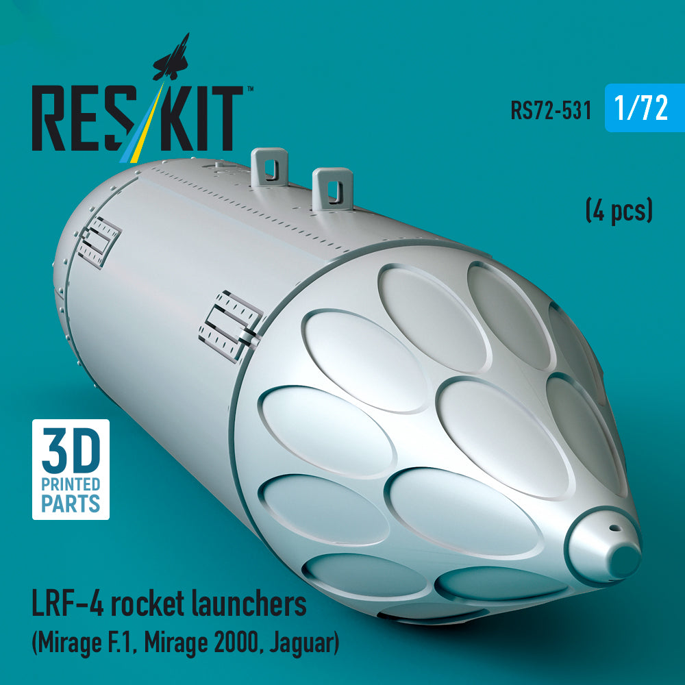 ResKit RS72-0531 1:72 LRF-4 rocket launchers