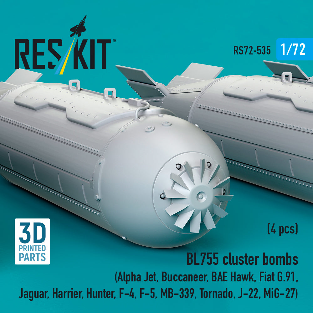 ResKit RS72-0535 1:72 BL755 cluster bombs