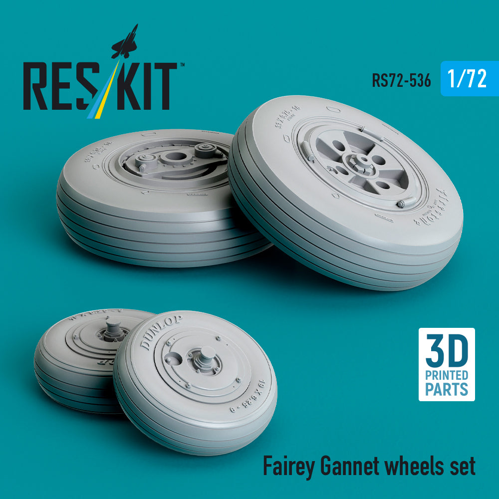 ResKit RS72-0536 1:72 Fairey Gannet wheels set