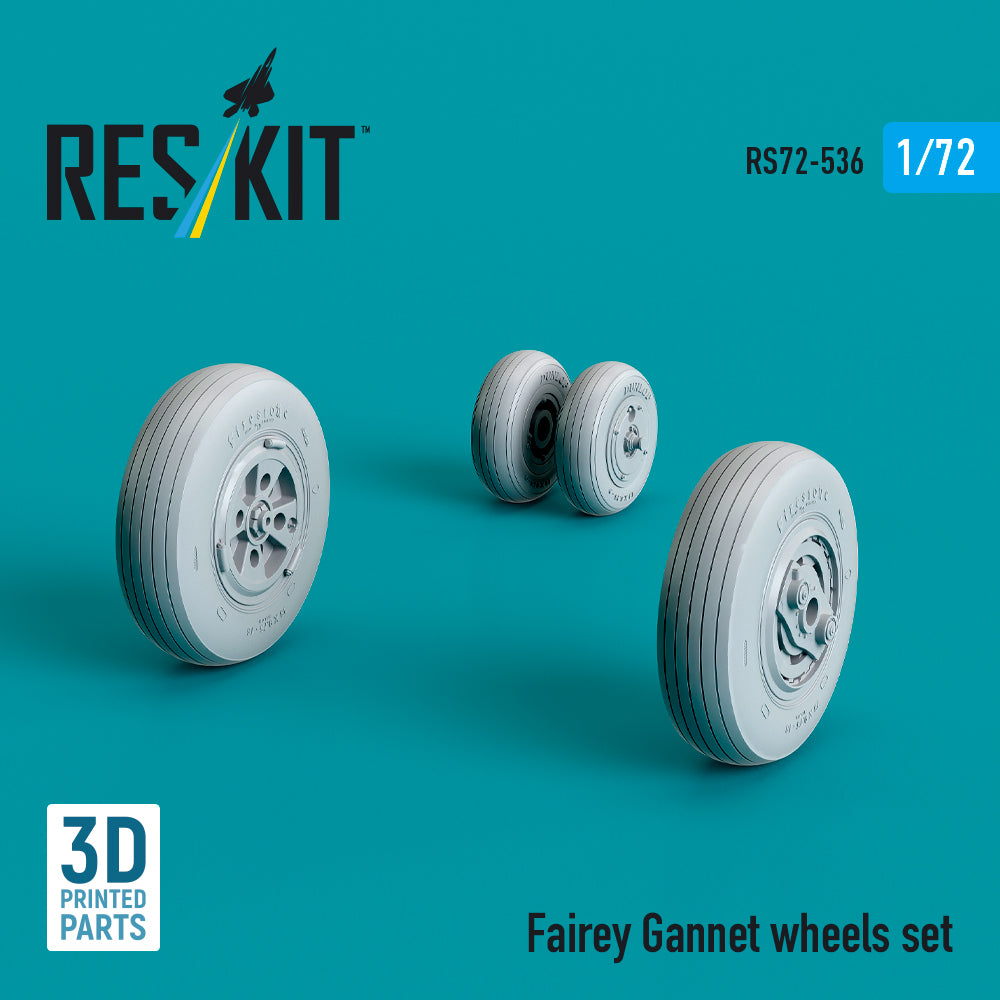 ResKit RS72-0536 1:72 Fairey Gannet wheels set