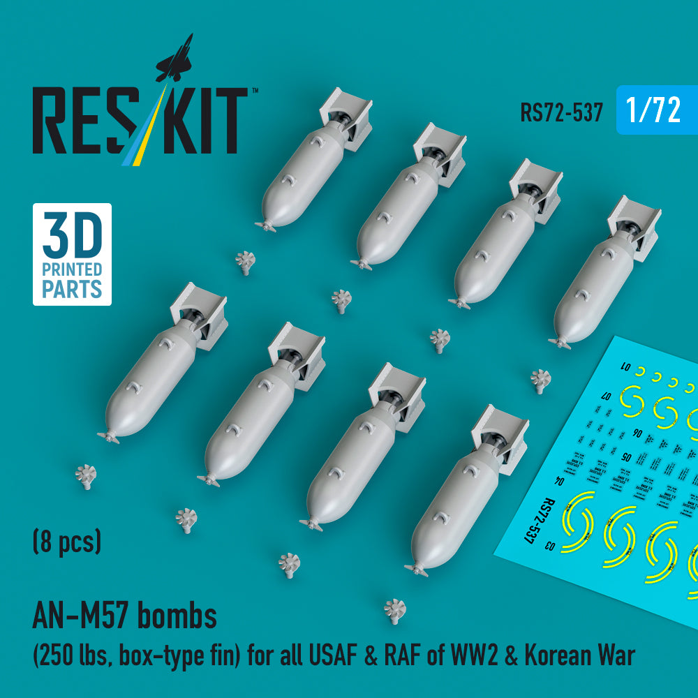 ResKit RS72-0537 1:72 AN-M57 bombs