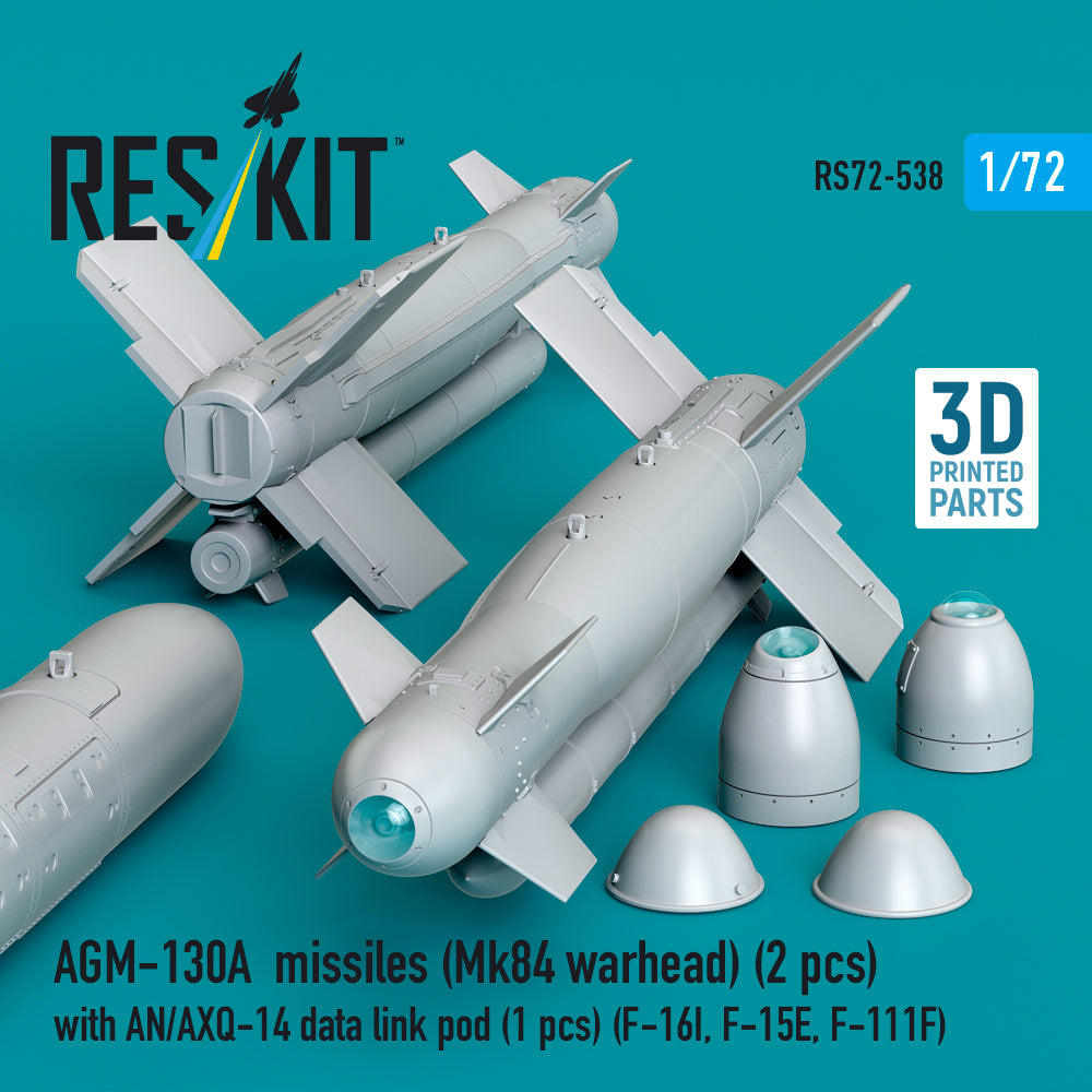 ResKit RS72-0538 1:72 AGM-130A missiles