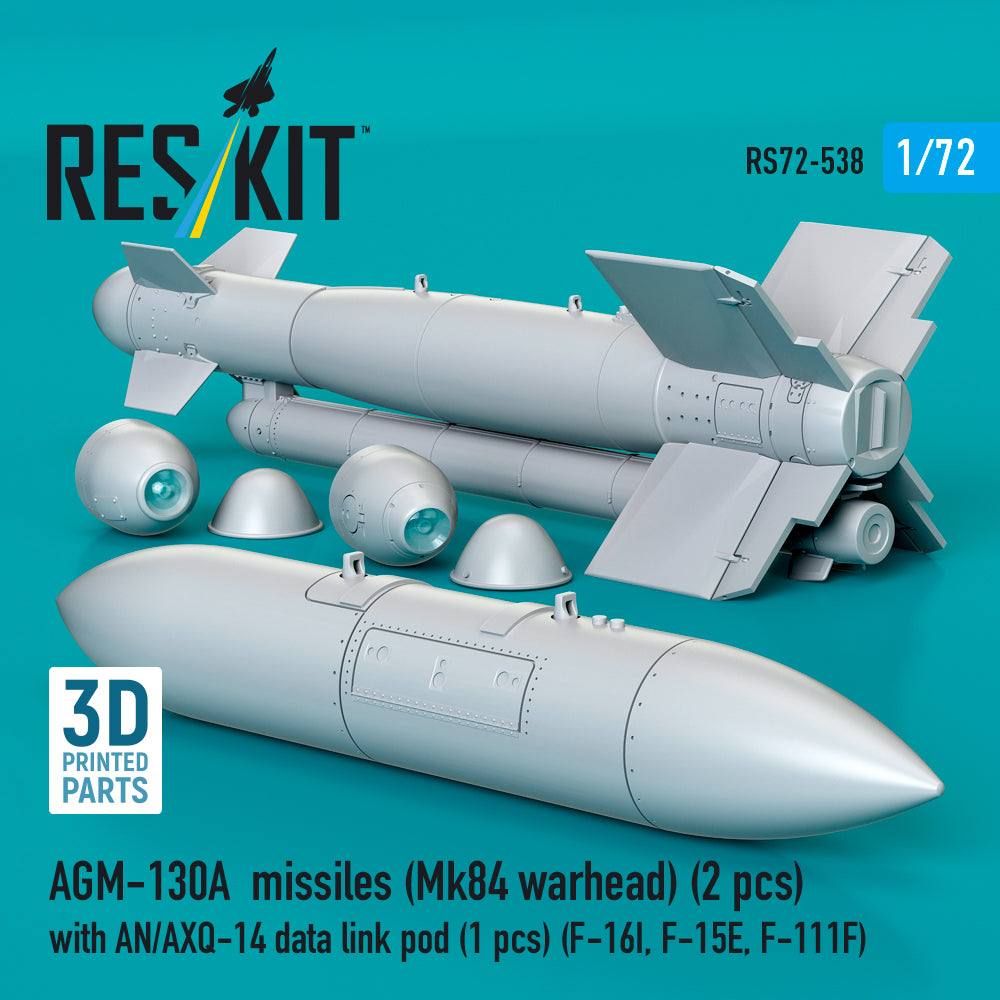 ResKit RS72-0538 1:72 AGM-130A missiles