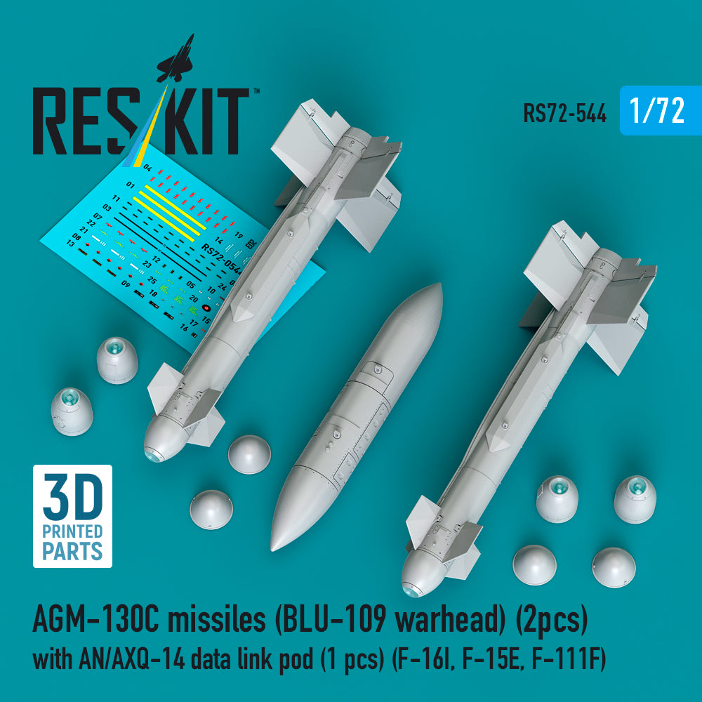 ResKit RS72-0544 1:72 AGM-130C missiles