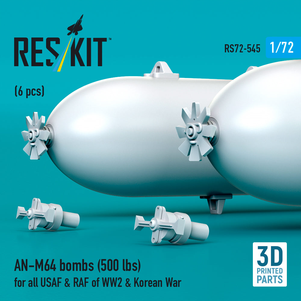 ResKit RS72-0545 1:72 AN-M64 bombs