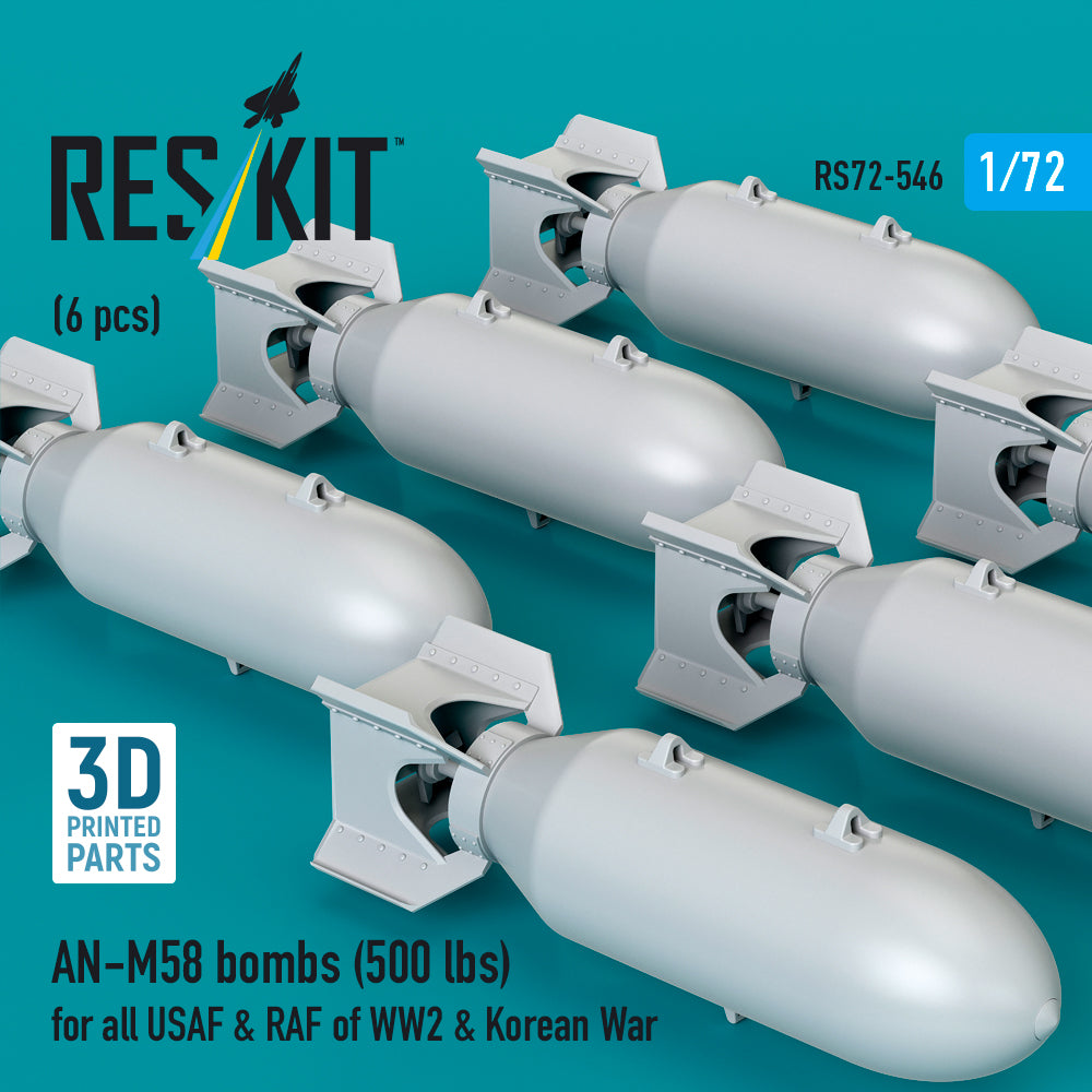 ResKit RS72-0546 1:72 AN-M58 bombs
