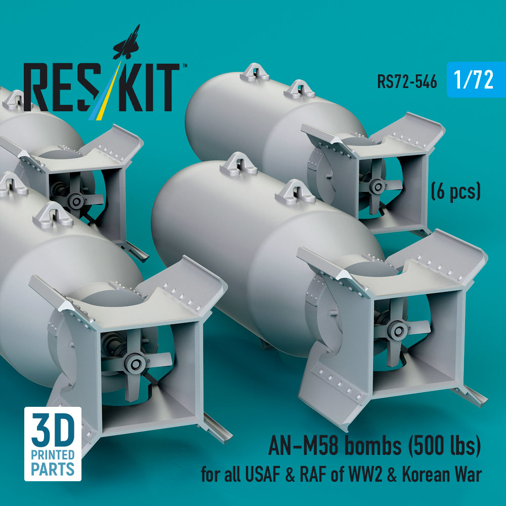 ResKit RS72-0546 1:72 AN-M58 bombs