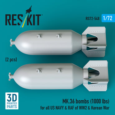 ResKit RS72-0548 1:72 MK.36 bombs
