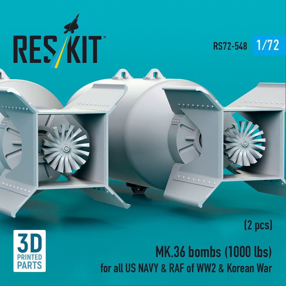 ResKit RS72-0548 1:72 MK.36 bombs