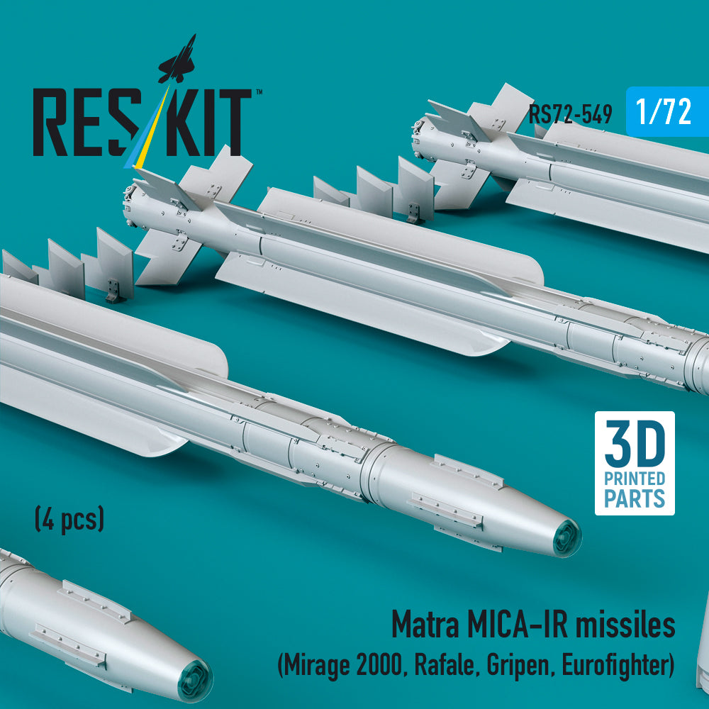 ResKit RS72-0549 1:72 Matra MICA-IR missiles