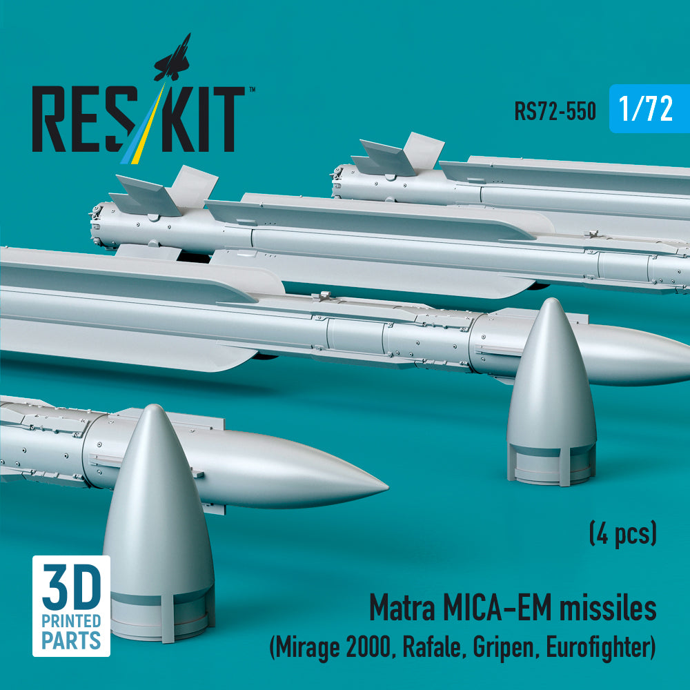 ResKit RS72-0550 1:72 Matra MICA-EM missiles
