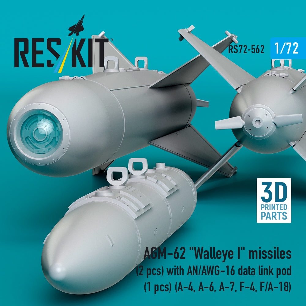ResKit RS72-0562 1:72 AGM-62 "Walleye I" missiles
