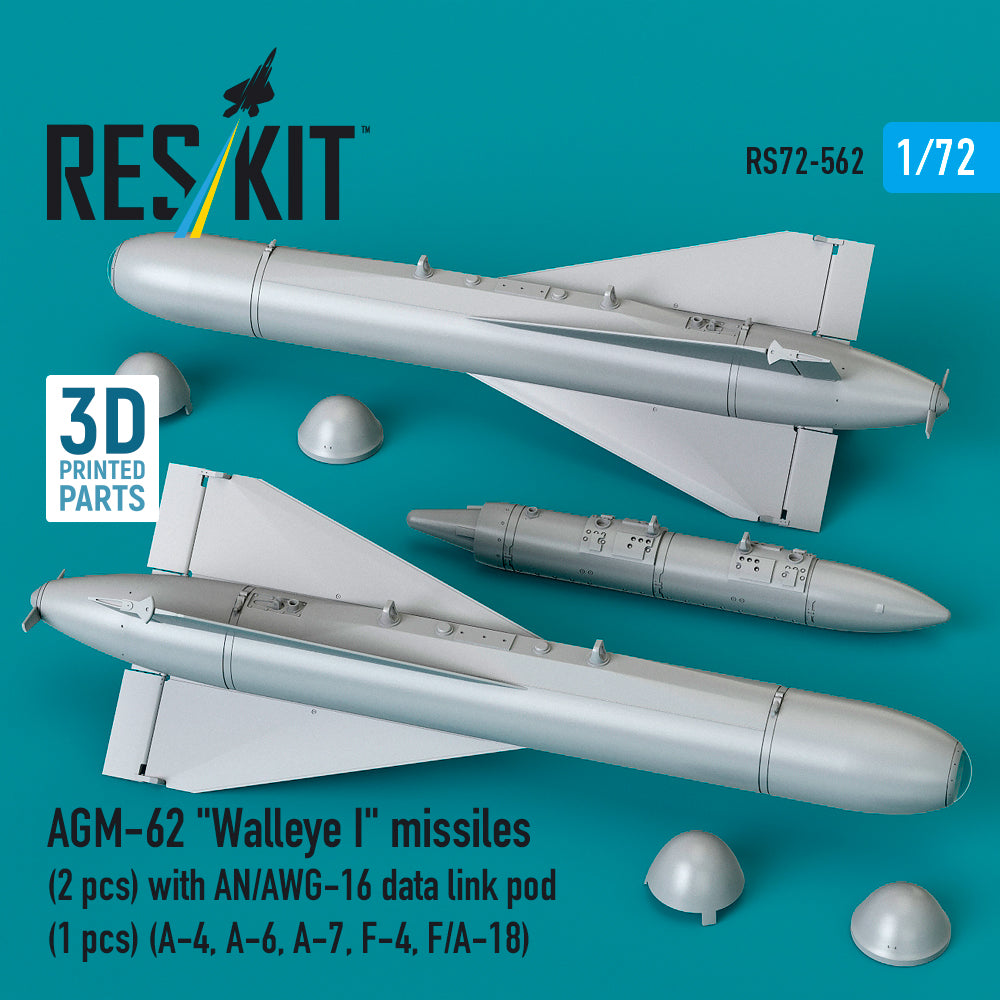 ResKit RS72-0562 1:72 AGM-62 "Walleye I" missiles