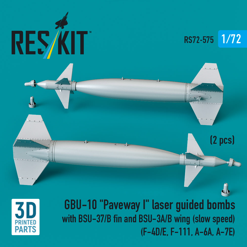 ResKit RS72-0575 1:72 GBU-10 Paveway I Laser Guided Bombs