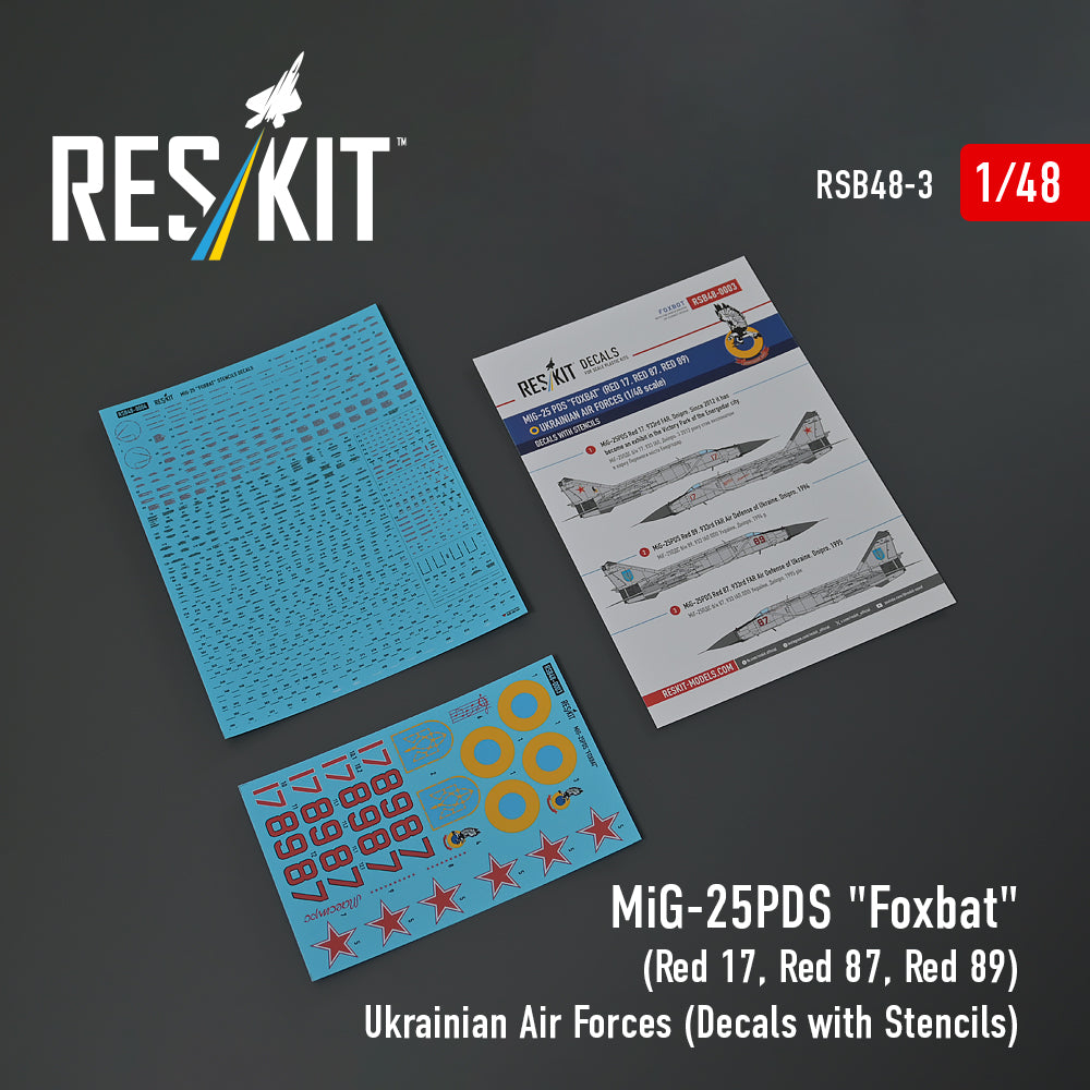 ResKit RSB48-0003 1:48 Mikoyan MiG-25PDS "Foxbat"