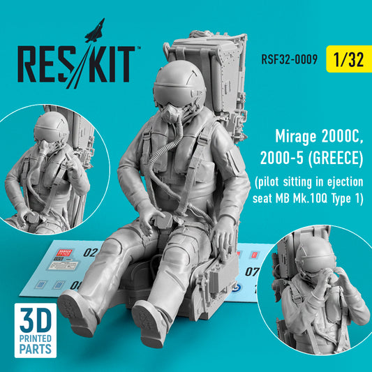 ResKit RSF32-0009 1:32 Dassault_Mirage 2000C, 2000-5