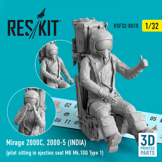 ResKit RSF32-0010 1:32 Dassault_Mirage 2000C, 2000-5