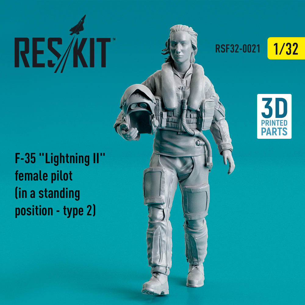 ResKit RSF32-0021 1:32 Lockheed-Martin F-35A Lightning II female pilot