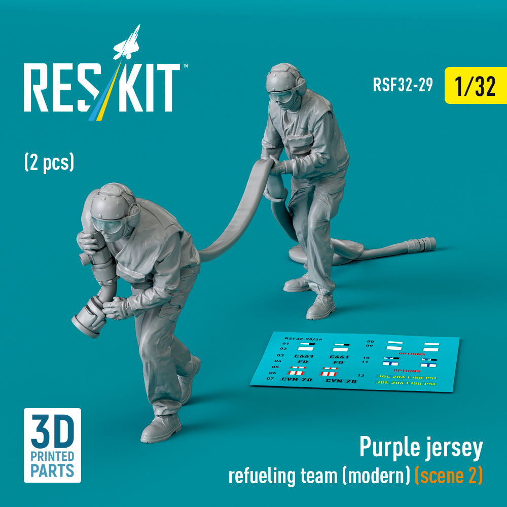 ResKit RSF32-0029 1:32 Purple jersey refueling team