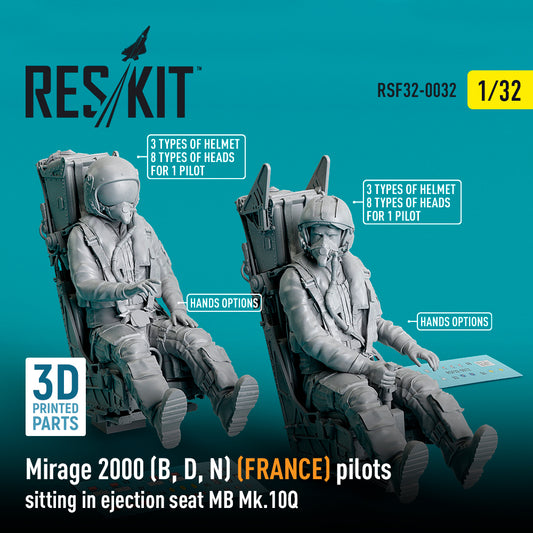 ResKit RSF32-0032 1:32 Dassault_Mirage 2000B/2000D/2000N