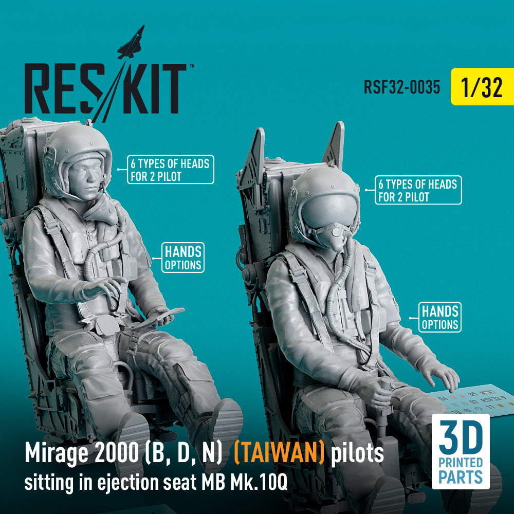ResKit RSF32-0035 1:32 Dassault_Mirage 2000B/2000D/2000N
