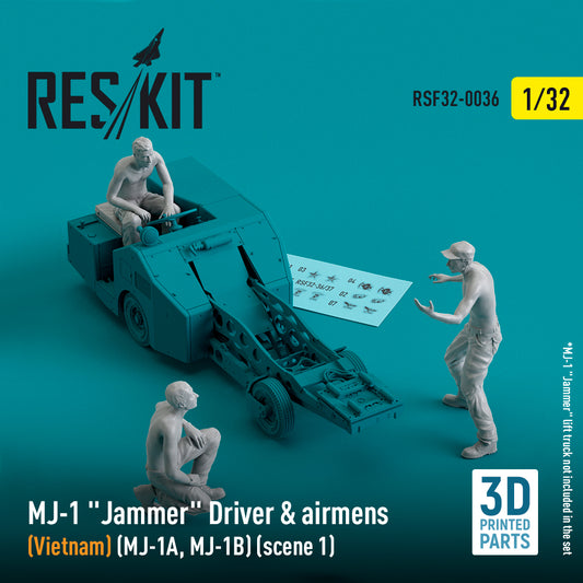 ResKit RSF32-0036 1:32 MJ-1 Jammer Driver & airmens