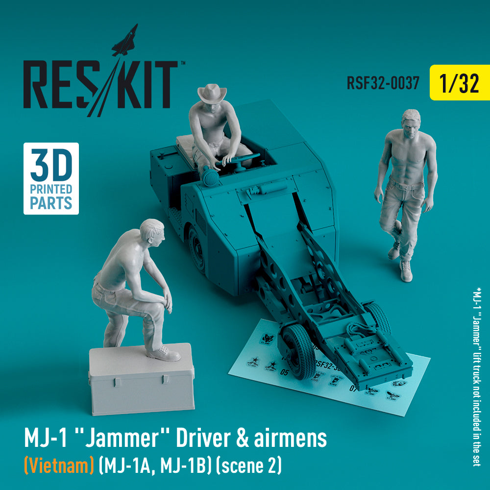 ResKit RSF32-0037 1:32 MJ-1 Jammer Driver & airmens