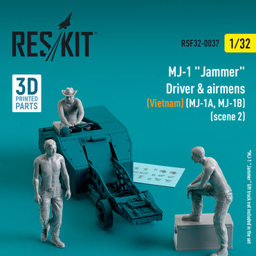 ResKit RSF32-0037 1:32 MJ-1 Jammer Driver & airmens