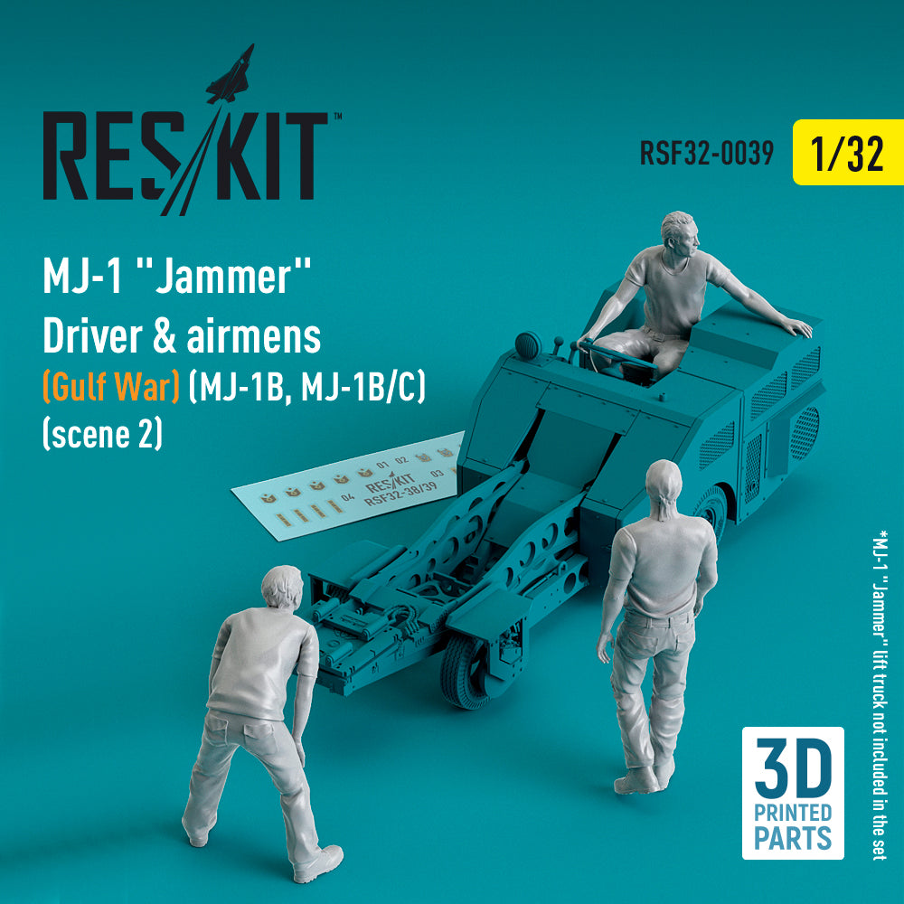 ResKit RSF32-0039 1:32 MJ-1 Jammer Driver & airmens