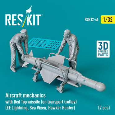 ResKit RSF32-0046 1:32 Aircraft mechanics with Red Top missile
