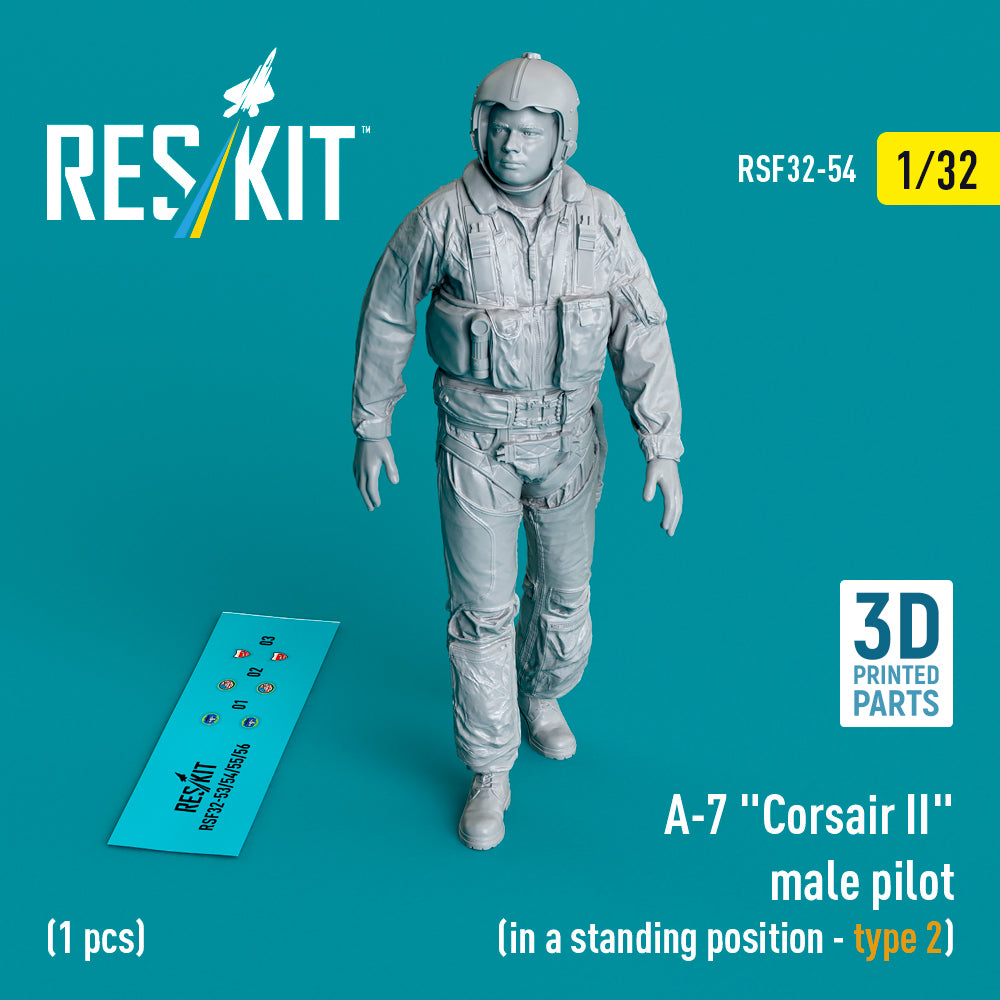 ResKit RSF32-0054 1:32 LTV A-7D/A-7E Corsair II male pilot