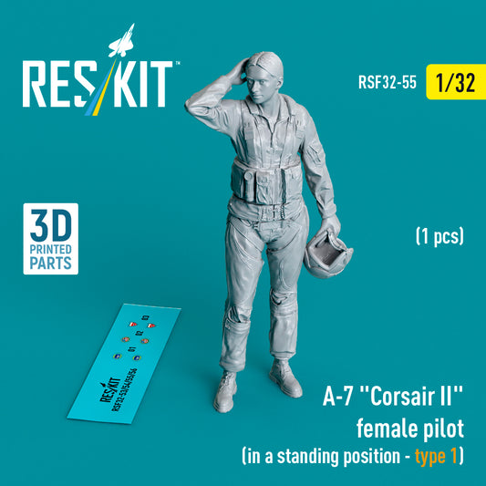 ResKit RSF32-0055 1:32 LTV A-7D/A-7E Corsair II female pilot