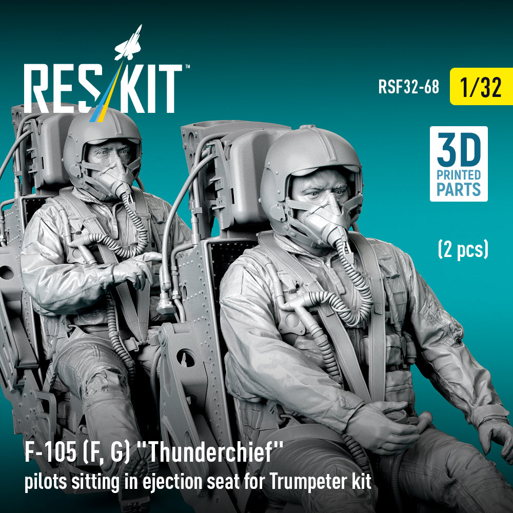 ResKit RSF32-0068 1:32 F-105 F/G Pilots in Ejection Seats