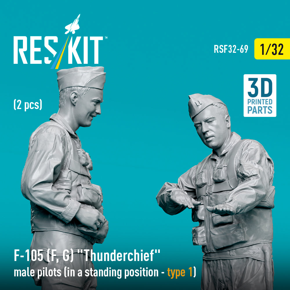 ResKit RSF32-0069 1:32 Republic F-105F/F-105G Thunderchief male pilots