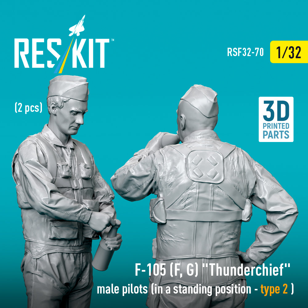 ResKit RSF32-0070 1:32 Republic F-105F/F-105G Thunderchief male pilots